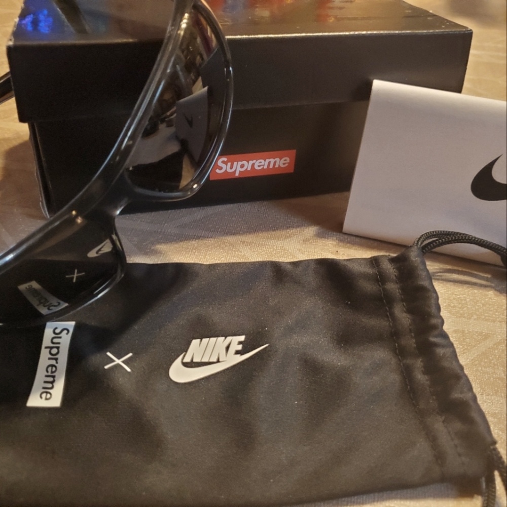 Supreme x Nike Glossy Black Sunglasses